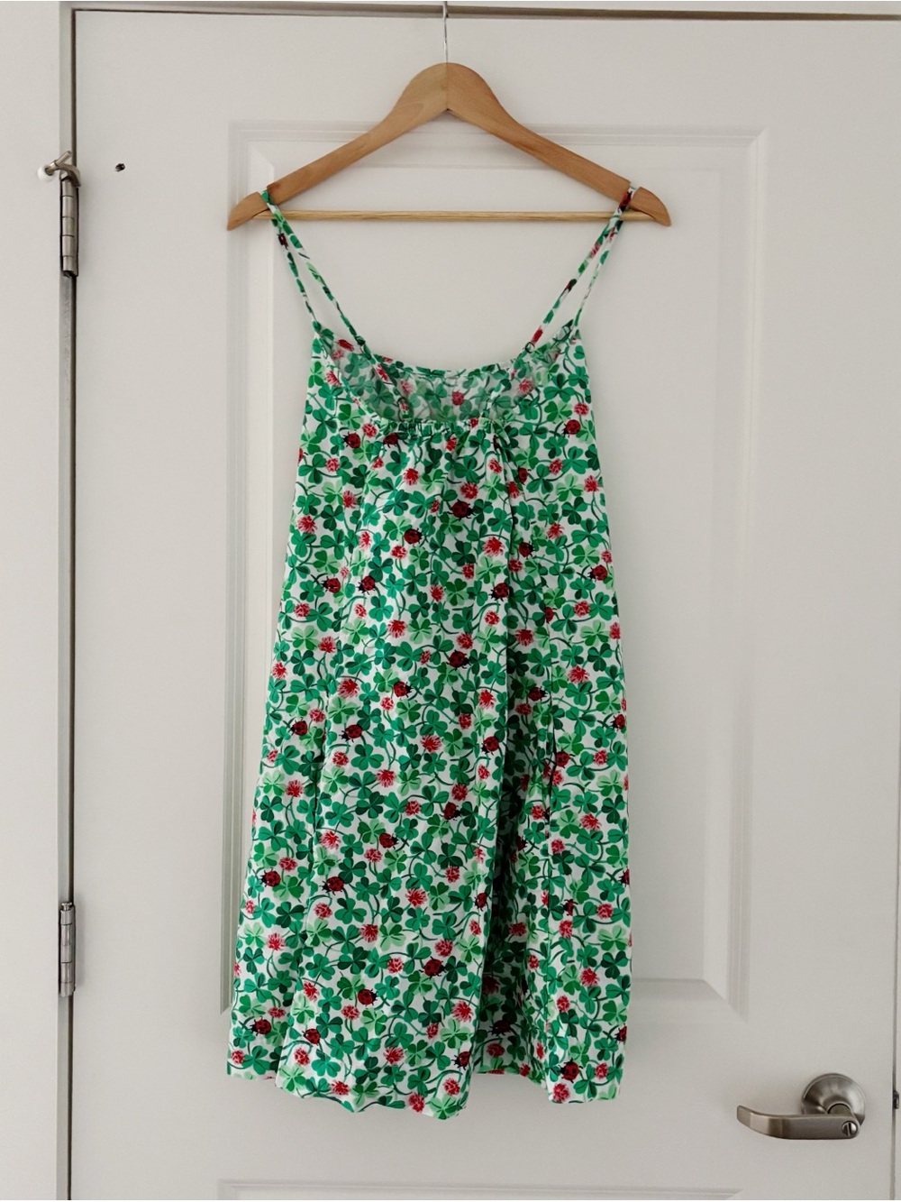 Printfresh Clover Collector Ladybug Clover Organic Cotton Cami Nightgown Small - Picture 2 of 9